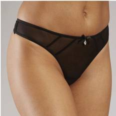 Slip Schwarz Dobby Damen