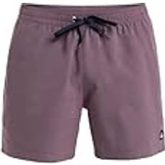 Men - Purple Swimwear Quiksilver Boardshorts Vardags Solid Volley 15 - Lila