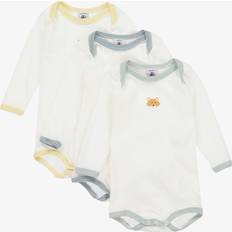 Petit Bateau Bodysuits Children's Clothing Petit Bateau Organic Cotton Bodyvests 3 Pack - Ivory