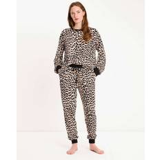 Mujer - Multicolor Pijamas Classic Leopard Jogger Pj Set - Women's Pajama Set