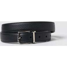 Dolce & Gabbana Belts Dolce & Gabbana Black Leather Belt with Buckle Male