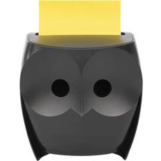 Sticky Notes Post-it Z-Notes Dispenser Owl Black + 2 Packs