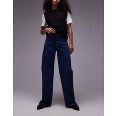 Arket Lupine High Rise Wide Leg Jeans - Dark Wash Blue