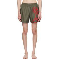 Swimming Trunks Vivienne Westwood Khaki Line Orb Swim Shorts - Military Green