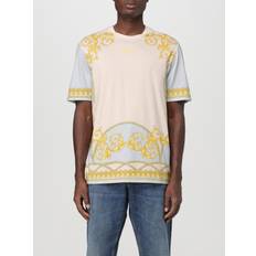 Versace Tops Versace La Coupe Des Dieux Printed T-Shirt - Beige