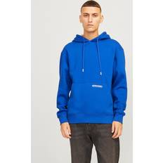 Jack & Jones Oberteile Jack & Jones Logo Kapuzenpullover Blau