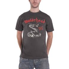 Motörhead T-shirts Motörhead Love Me Like A Reptile T Shirt - Charcoal