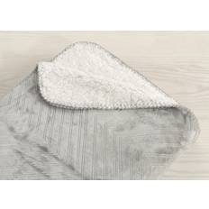 Borganäs Pläd Sherpa Grå 130 x 170 cm Filt (170x130cm)