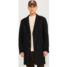 Jack & Jones Damen Mäntel Jack & Jones Wollmantel für Herren Schwarz