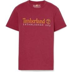 Timberland T-shirts Timberland Established 1973 Embroidery Logo T-shirt - Rot