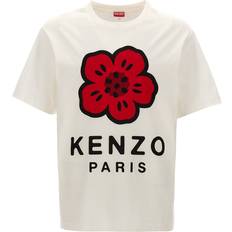 Kenzo Herre T-shirts Kenzo Boke Flower Print Beige T-shirt - Beige