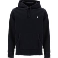 Polo Ralph Lauren Sort Sweatshirt Med Hætte Casual Bomuld - Sort