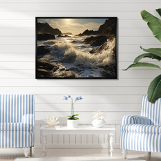 Dovecove Tranquil Tide IV Print 30.0 H x 40.0 W x 1.5 D Framed Art 30x30"