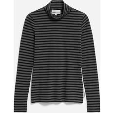 Mehrfarbig Pullover Armedangels Graziliaa Stripes Longsleeve - Iron Cast-Black