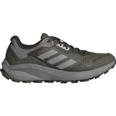 Terrex Trail Rider Trail Running Shoes - Olive Strata/Solid Grey/Orange