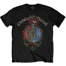 Grateful Dead T-shirts Grateful Dead Unisex T-Shirt Floral Stealie - Black