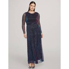 Anne Klein Long Dresses Anne Klein Long Sleeve Maxi Dress - Distant Mountain