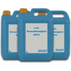 3x 5L Lott Bremsflüssigkeit DOT4 Brake Fluid