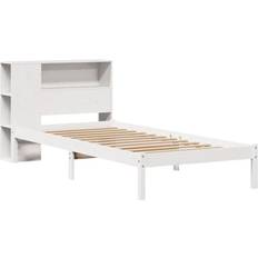 Beds & Mattresses vidaXL Bookcase Bed without Mattress 75x190 cm White
