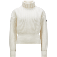 Moncler Uni Pulls Moncler Pull À Col Roulé En Laine - Blanc