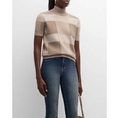 Emporio Armani Beige Tops Emporio Armani Sweater Woman Natural