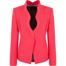 Red Blazers Emporio Armani Women's Ruffled Blazer - Red