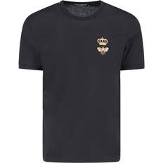 Dolce & Gabbana Homme T-shirts Dolce & Gabbana Cotton T-shirt with embroidery Multicolor