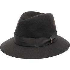 Borsalino Wolle Fedora Hut - Grey - Male