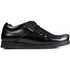 Base London Event Black Leather Lace Up Shoes