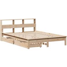 Beds & Mattresses vidaXL Bookcase Bed without Mattress 135x190 cm