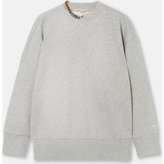 Stella McCartney Chain-Embellished Sweatshirt - Light Grey Melange