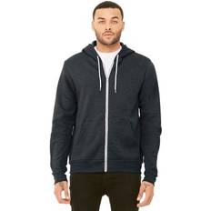 Bella+Canvas Sponge Fleece Full-Zip Hoodie - Dark Grey Heather