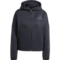Dame - Lang Jakker adidas Z.N.E. Sportssweatjakke - Grå/Sort
