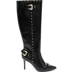 Versace Jeans Couture Boots Versace Jeans Couture Baroque-buckle 100mm Boots - Women - Black