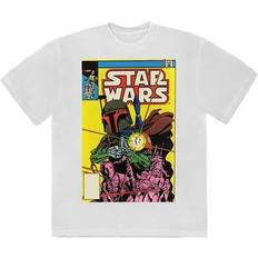 Star Wars T-shirts Star Wars Unisex T-Shirt Boba Fett Comic Cover - White