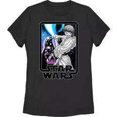 Star Wars A New Hope Luke Skywalker Darth Vader Anime Graphic Tee