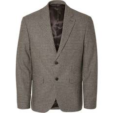 Selected Homme Jakkesæt Selected Homme Blazer Reed Wool - Brun