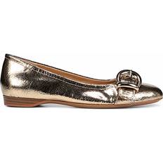 Naturalizer Gold Polly Metallic Leather Pump - Brown