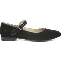 Suede - Women Low Shoes Hush Puppies Melissa Strap Shoe - Black