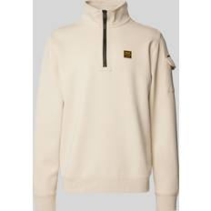 PME Legend Half Zip Pullover - Interlock Ecru/Off-White/Beige