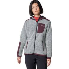 Bekleidung Columbia Arctic Crest Sherpa Full Zip Fleece Jacket - Women's Moonvista/White