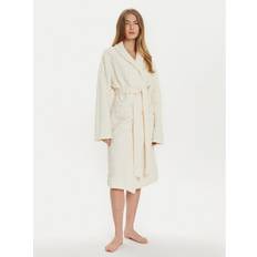 Calvin Klein Morgonrockar & Badrockar Calvin Klein Logo Quilted Bathrobe - White