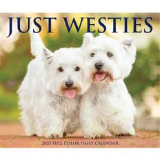 Office Supplies Willow Creek Press Just Westies 2025 Desk Calendar