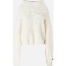 Pinko Pull en maille côtelée - Blanc meringue