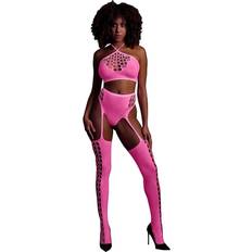 Glow In The Dark Neon Pink Crop Top