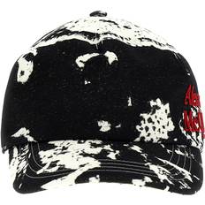 Multicolored Headgear Alexander McQueen All Over Print Cap - Bianco/Nero