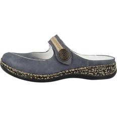 Rieker 40 Sabots Rieker Pantoletten Clogs 46391 - Blau