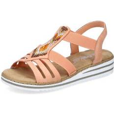 Rieker Schuhe reduziert Rieker Damen Sandalen - Orange