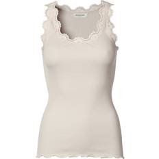 Seide Tanktops Rosemunde Top - Creme