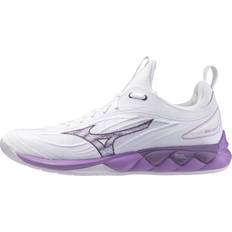 Chaussures de sport pour raquette Mizuno Chaussures Indoor Femme Wave Luminous - Blanc